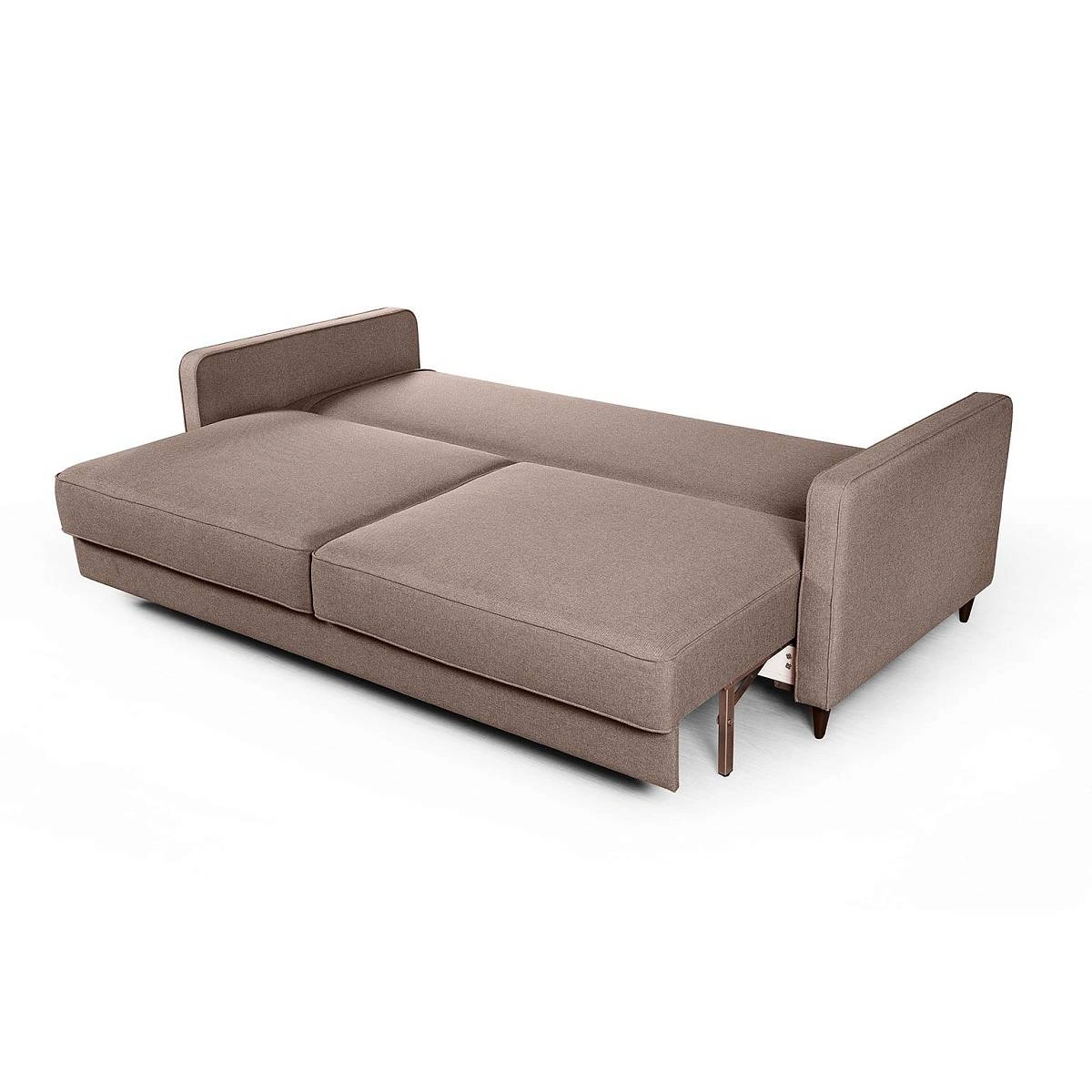 Oslo диван-кровать прямой рогожка серый изображение Oslo диван-кровать прямой рогожка серый фото