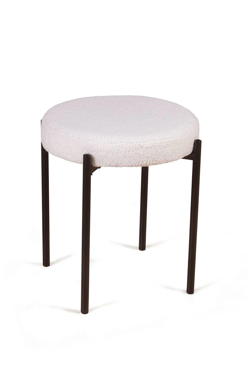 Табурет мягкий Mason, искусственный мех Winnie 02 изображение Табурет мягкий Mason, искусственный мех Winnie 02 фото