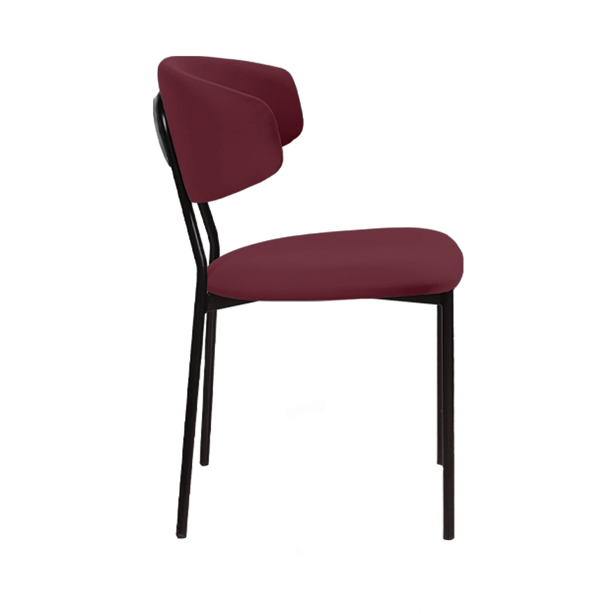 Стул Брэд, комплект (2 шт), бархат винно-красный 16 фото