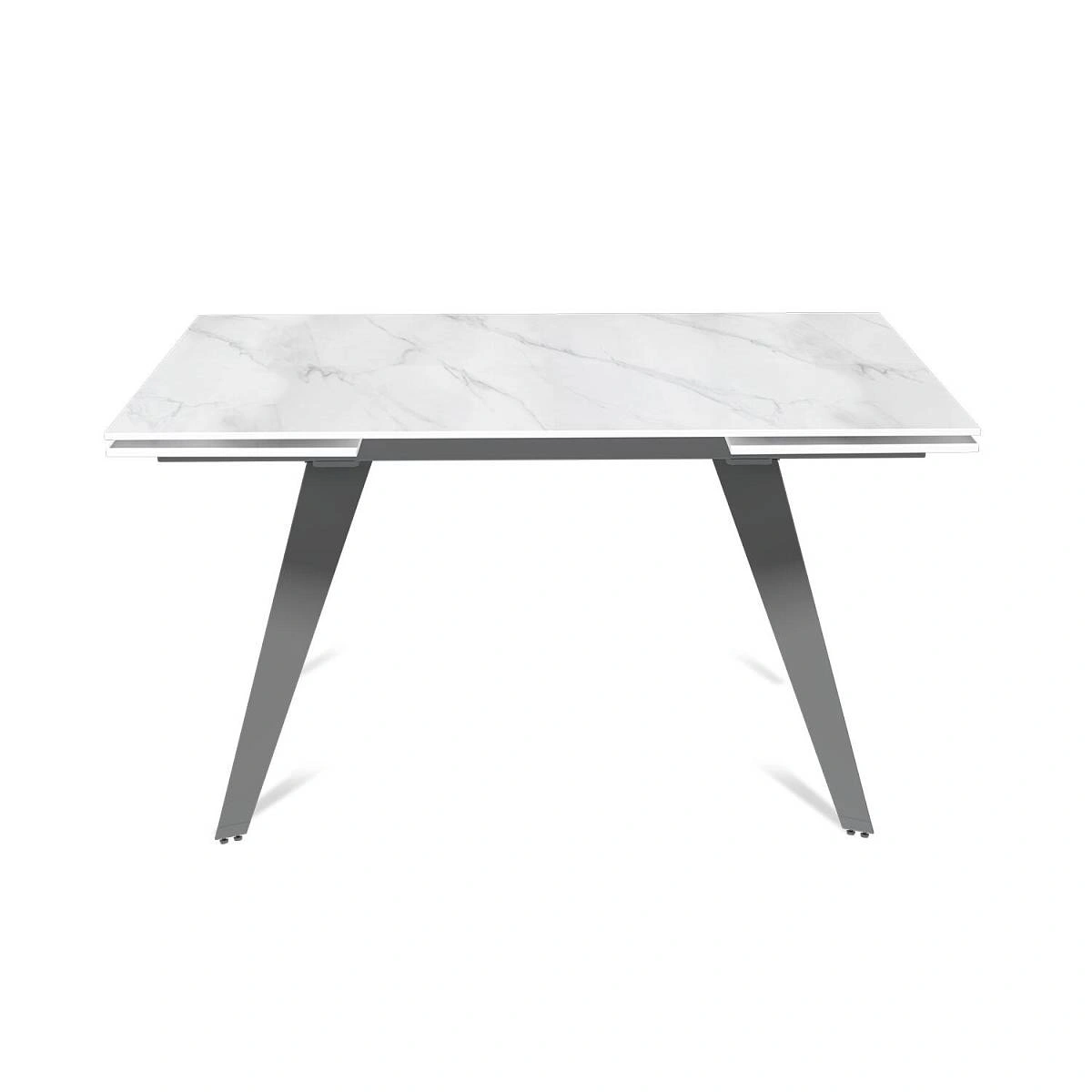 Стол раскладной Rhein (140+40+40), керамика матовая Snow Mountain Stone изображение Стол раскладной Rhein (140+40+40), керамика матовая Snow Mountain Stone фото