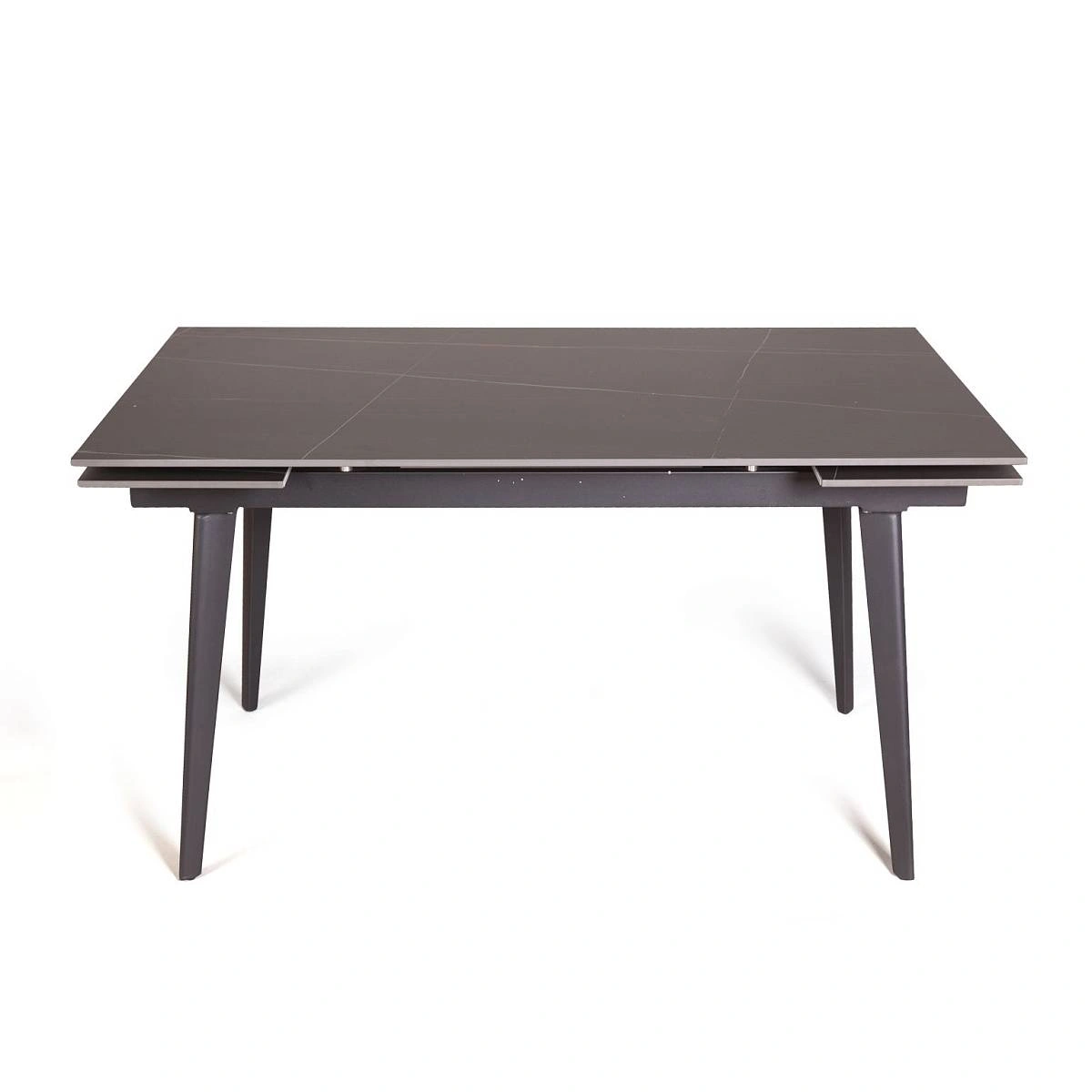 Стол раскладной Buren (140+30+30) керамика черный изображение Стол раскладной Buren (140+30+30) керамика черный фото