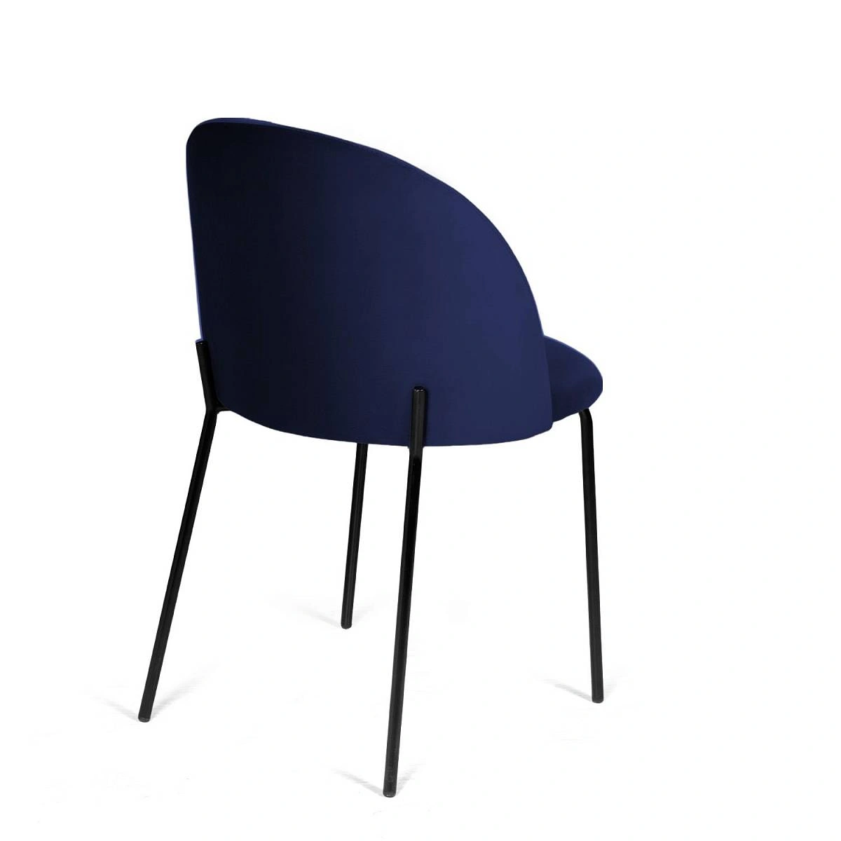 Стул Nord, комплект (4 шт), бархат синий 81 / опора черная фото