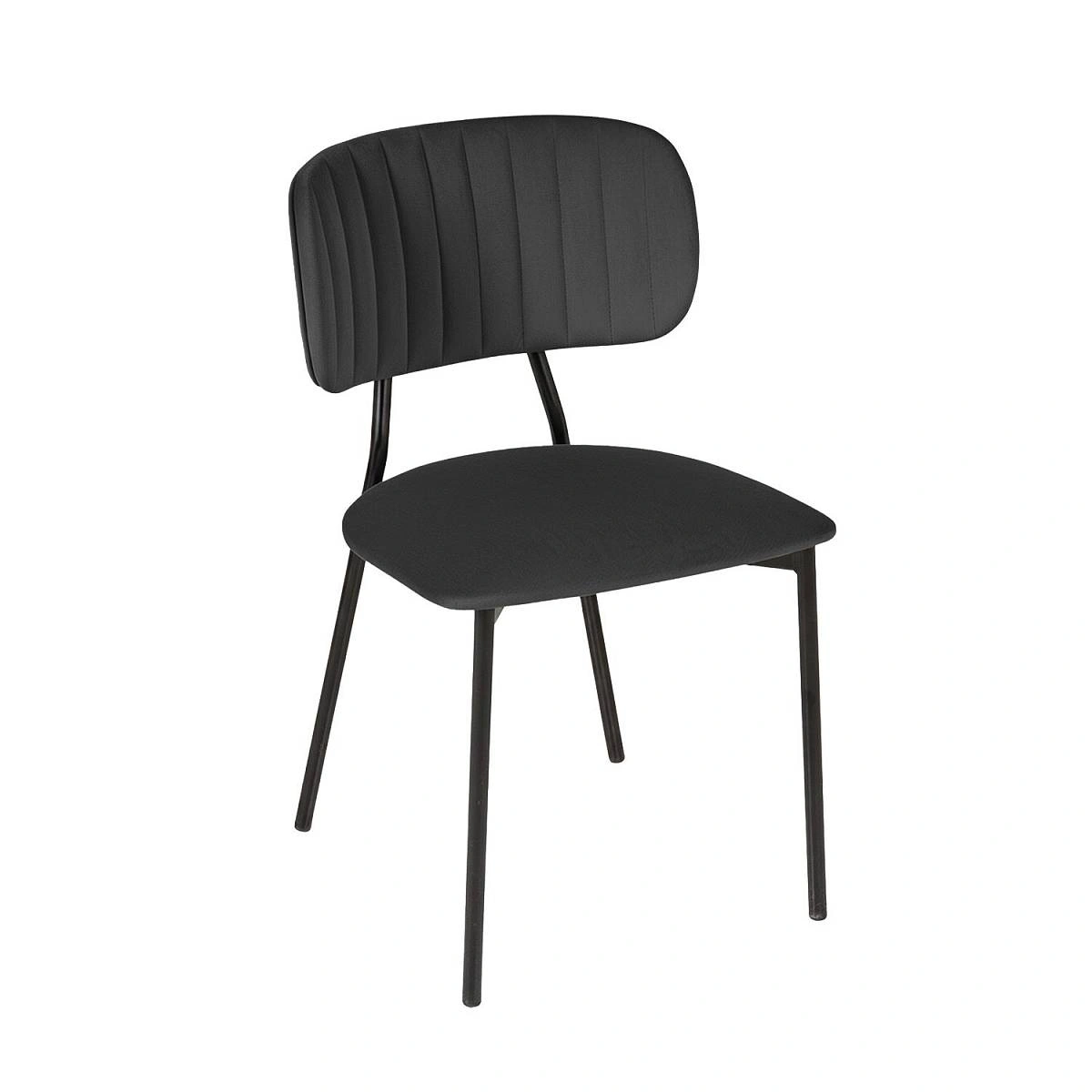 Стул Frost, бархат антрацит 14 фото