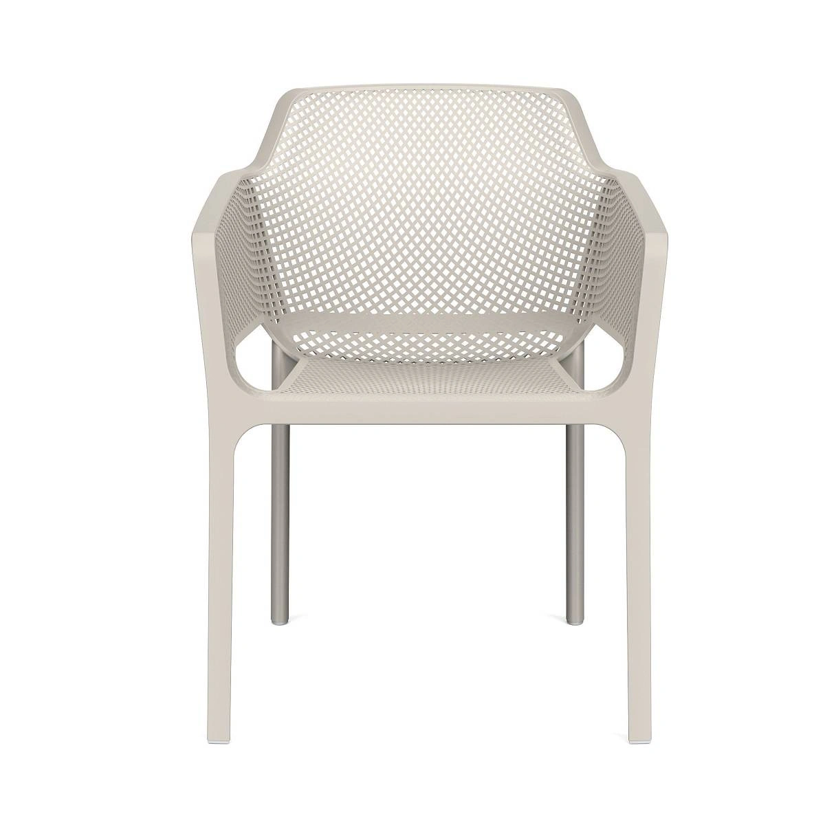 Стул Node с подлокотниками, (комплект 2 шт), пластик светло-бежевый изображение Стул Node с подлокотниками, (комплект 2 шт), пластик светло-бежевый фото