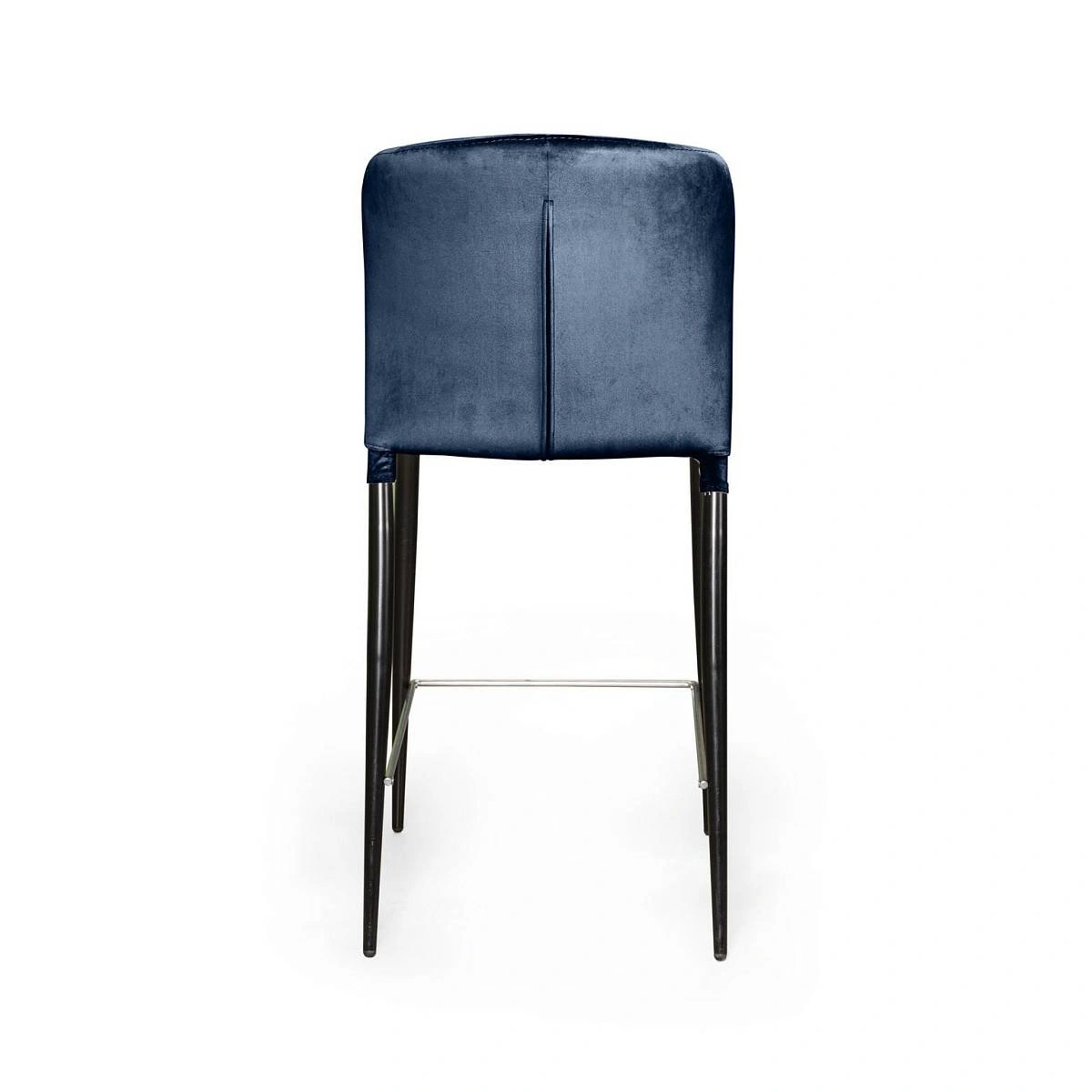 Стул полубарный Albert, бархат синий 29 /опора конус изображение Стул полубарный Albert, бархат синий 29 /опора конус фото