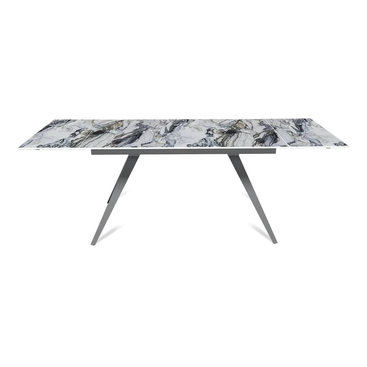 Стол раскладной Asti (140+40+40), керамика глянцевая Cold Jade изображение Стол раскладной Asti (140+40+40), керамика глянцевая Cold Jade фото