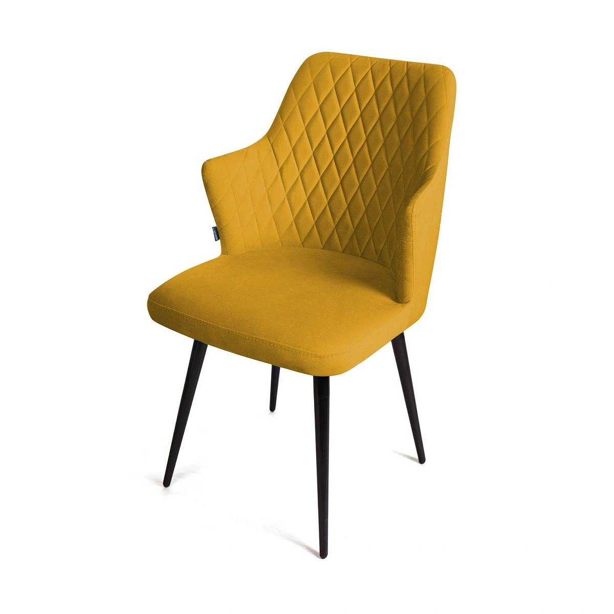 Стул поворотный на 90 градусов, функция возврата, антишум Hunt ромб, велюр желтый maxx 560 / чёрный конус изображение Стул поворотный на 90 градусов, функция возврата, антишум Hunt ромб, велюр желтый maxx 560 / чёрный конус фото