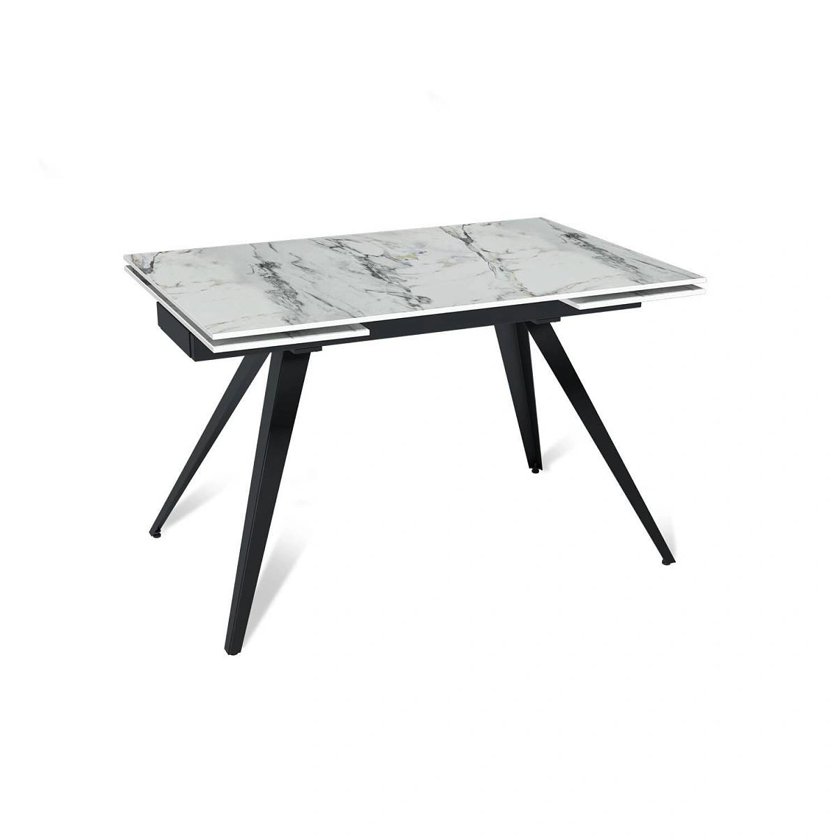 Стол раскладной Asti (120+30+30), керамика глянцевая Ice Jade изображение Стол раскладной Asti (120+30+30), керамика глянцевая Ice Jade фото