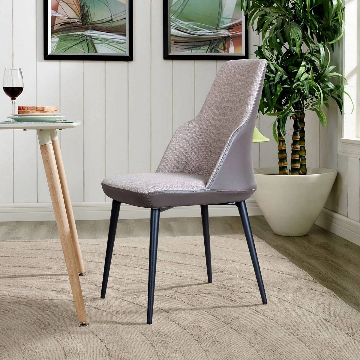 Стул Frank, рогожка комби бежевый изображение Стул Frank, рогожка комби бежевый фото