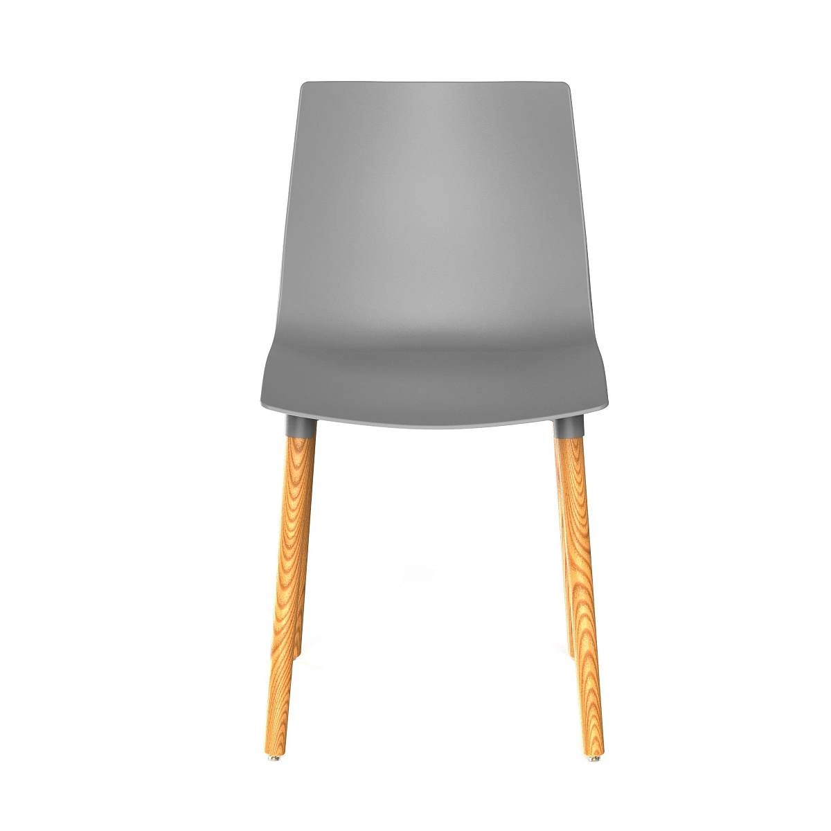 Стул Bras, (комплект 4 шт), пластик серый / опоры дерево изображение Стул Bras, (комплект 4 шт), пластик серый / опоры дерево фото