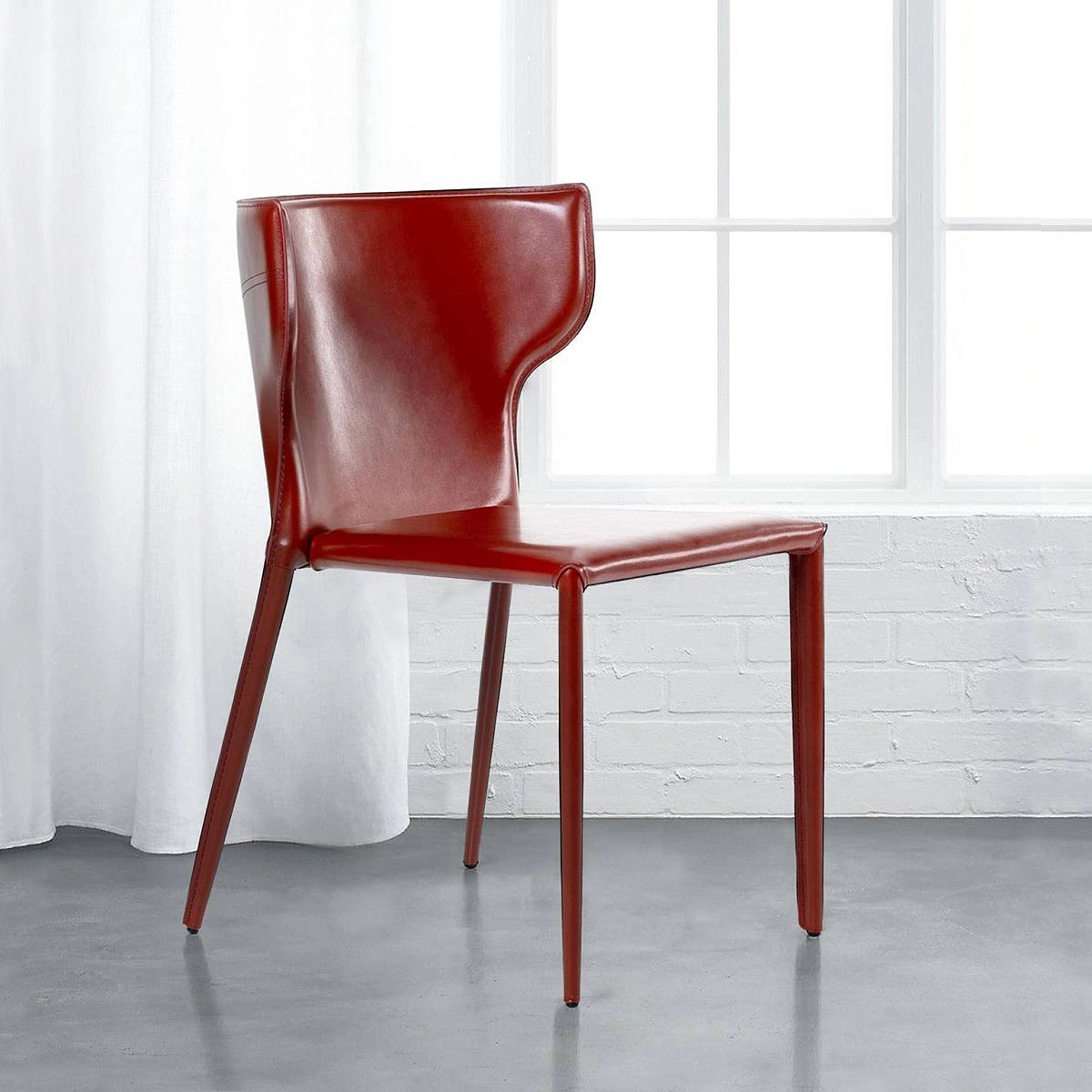 Стул Austin, кожа ретро-красный изображение Стул Austin, кожа ретро-красный фото