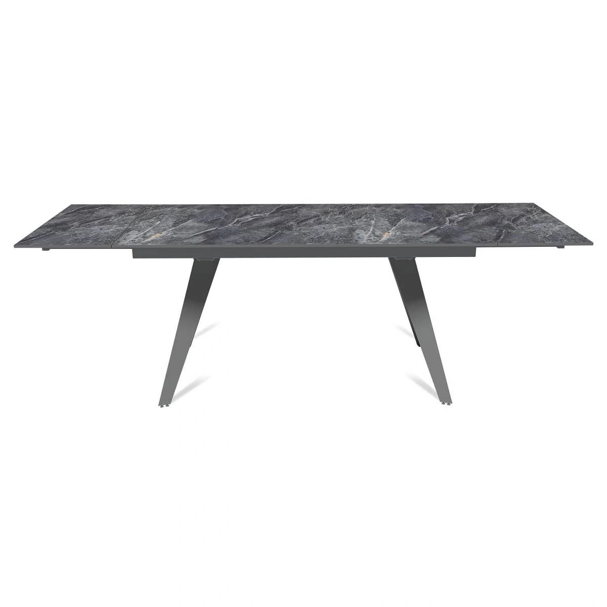 Стол раскладной Rhein (160+40+40), керамика глянцевая Bonix Grey изображение Стол раскладной Rhein (160+40+40), керамика глянцевая Bonix Grey фото