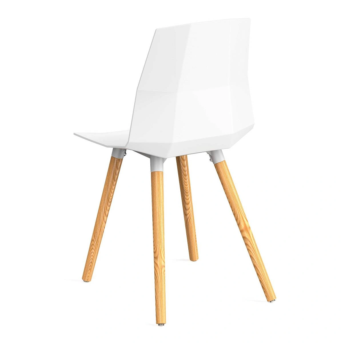 Стул Blex, (комплект 2 шт), пластик белый / опоры дерево изображение Стул Blex, (комплект 2 шт), пластик белый / опоры дерево фото