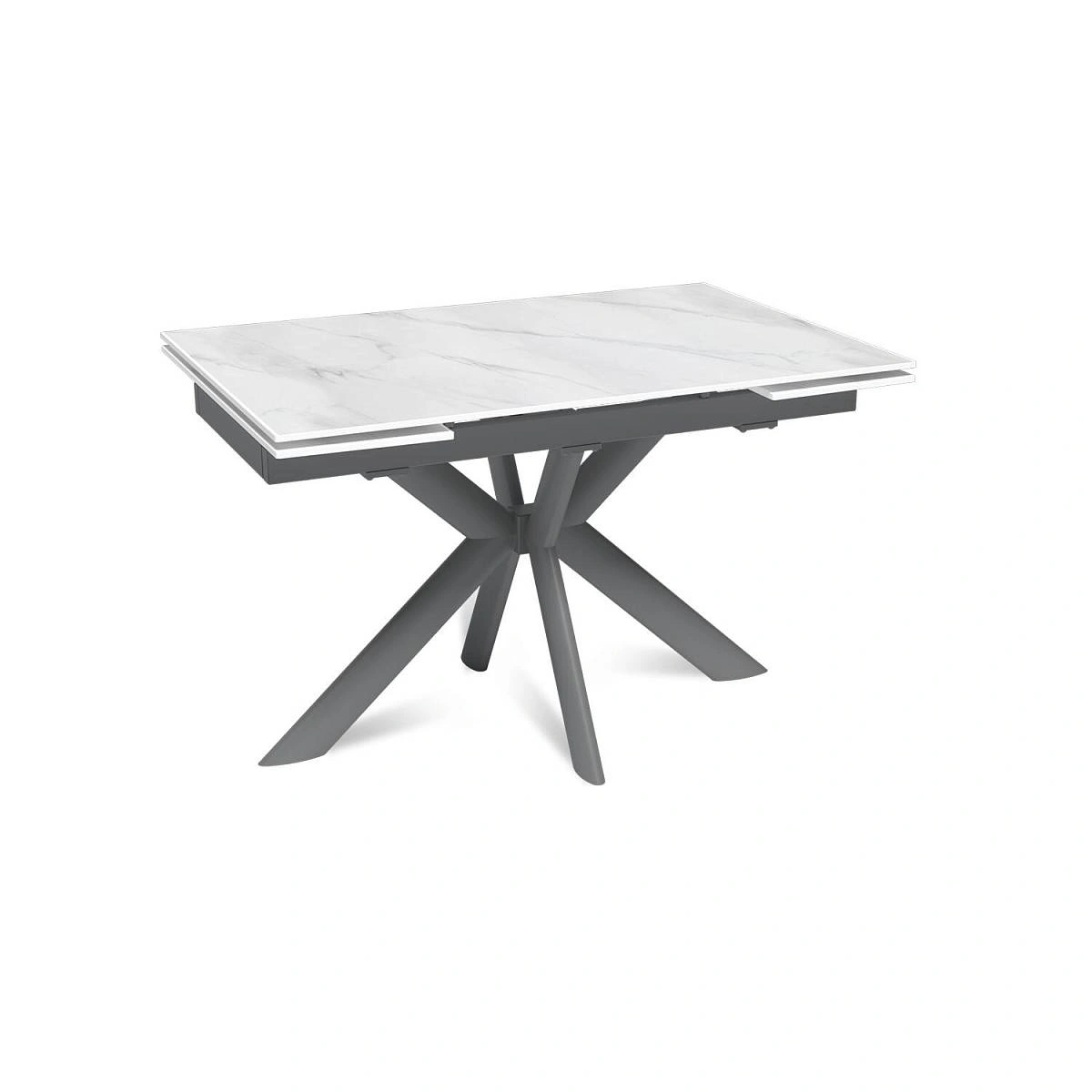 Стол раскладной Strong (120+30+30), керамика матовая Snow Mountain изображение Стол раскладной Strong (120+30+30), керамика матовая Snow Mountain фото