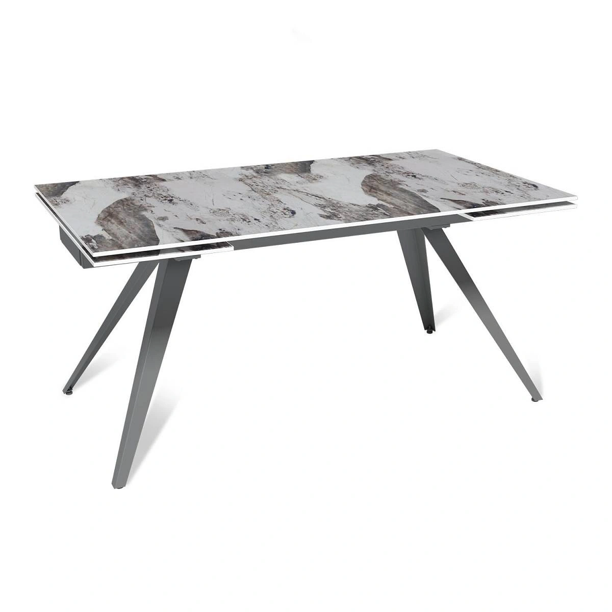 Стол раскладной Asti (160+40+40), керамика глянцевая Pandora изображение Стол раскладной Asti (160+40+40), керамика глянцевая Pandora фото