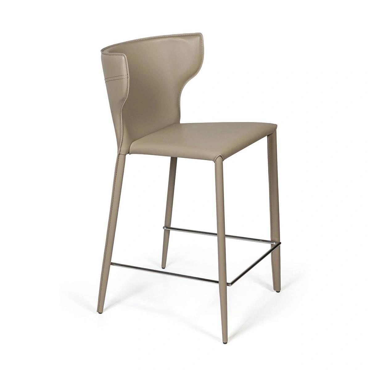 Стул полубарный Austin, кожа нуга изображение Стул полубарный Austin, кожа нуга фото