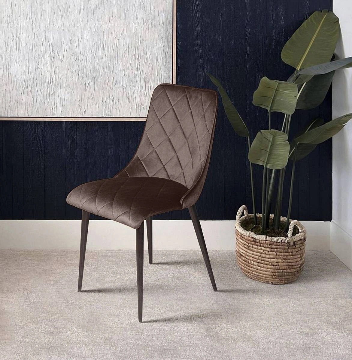 Стул Patrik, бархат антрацит 14 изображение Стул Patrik, бархат антрацит 14 фото