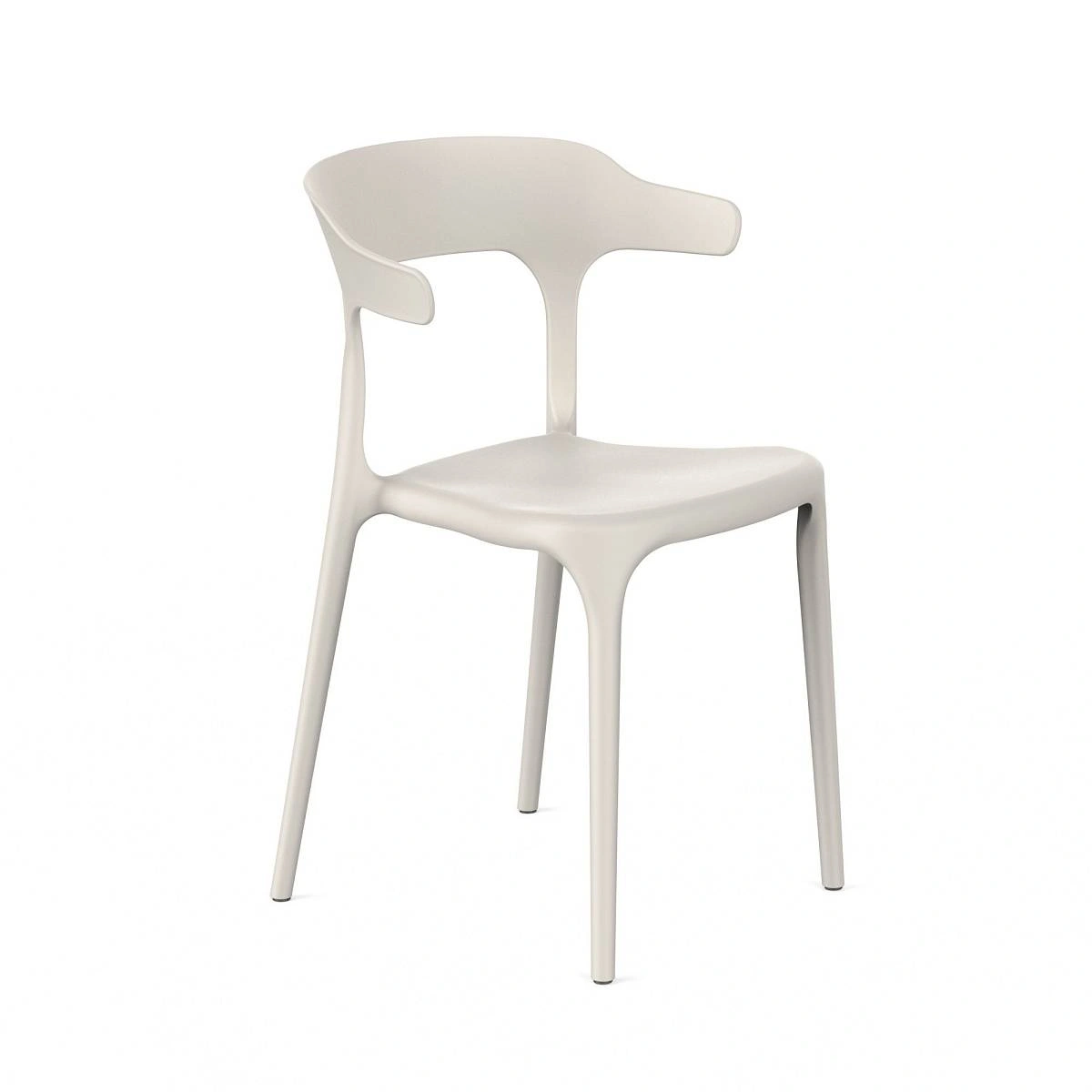 Стул Leo (RUS), комплект (2 шт), пластик светло-бежевый изображение Стул Leo (RUS), комплект (2 шт), пластик светло-бежевый фото