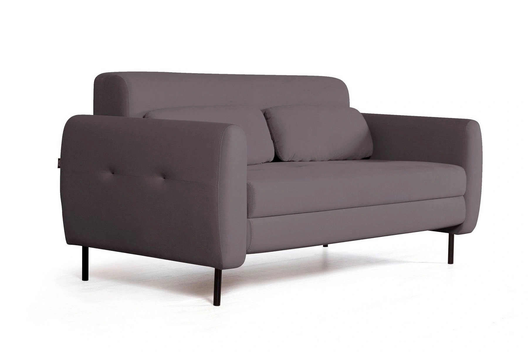 Siena диван-кровать прямой с подлокотниками, бархат серый 27 изображение Siena диван-кровать прямой с подлокотниками, бархат серый 27 фото