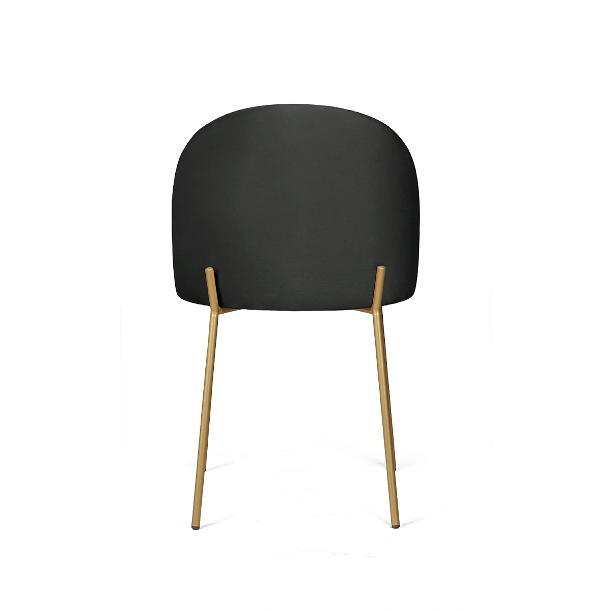 Стул Nord, комплект (4 шт), бархат антрацит 14 / опора золото фото