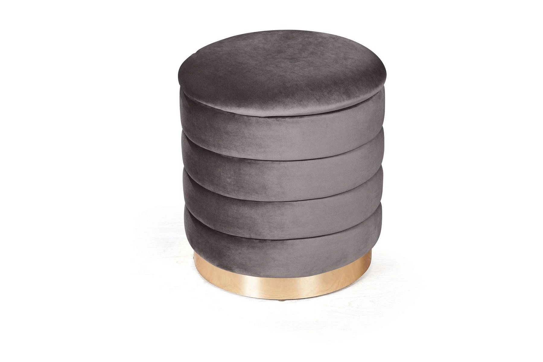 Пуф Fred small, бархат антрацит 14 изображение Пуф Fred small, бархат антрацит 14 фото