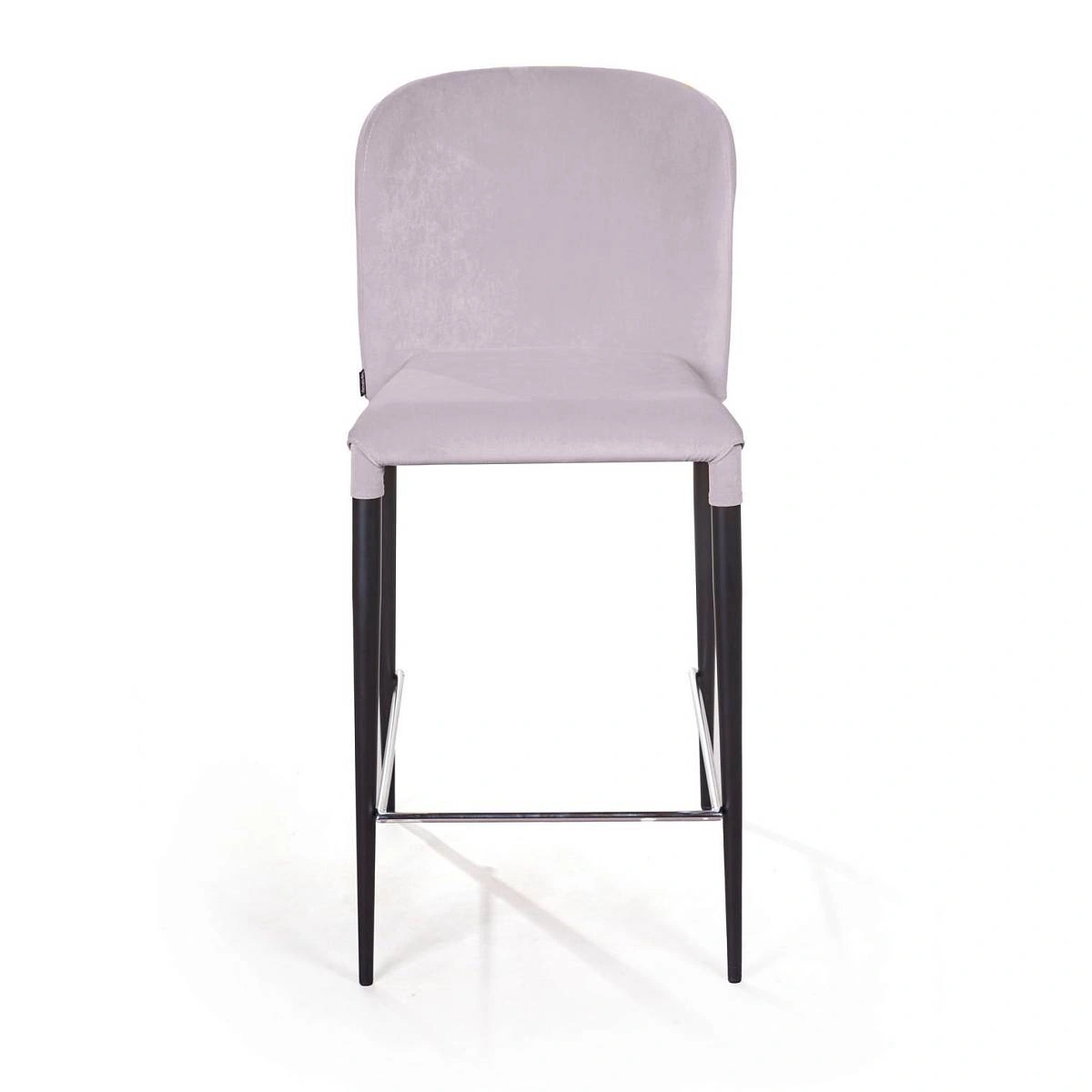 Стул полубарный Albert в шортиках, платиново-серый изображение Стул полубарный Albert в шортиках, платиново-серый фото