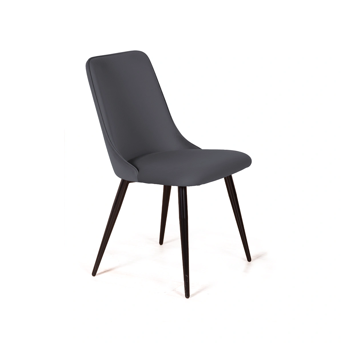 Стул Joe,  (комплект 4 шт), бархат серый 27 фото