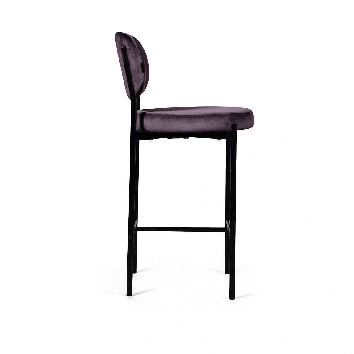 Стул полубарный Mason, бархат 3 изображение Стул полубарный Mason, бархат 3 фото