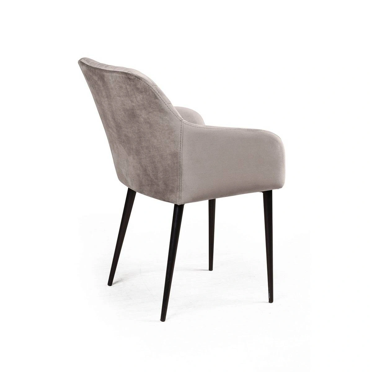 Стул Robert поворотный 90 градусов, функция возврата, антишум, бархат пепельно-бежевый 25 изображение Стул Robert поворотный 90 градусов, функция возврата, антишум, бархат пепельно-бежевый 25 фото