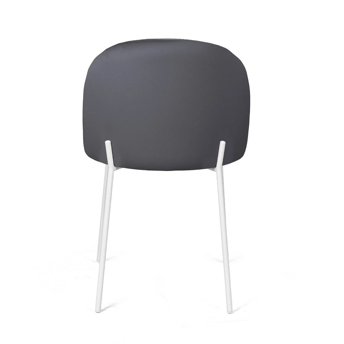 Стул Nord, комплект (2 шт), бархат серый 27 / опора белая фото