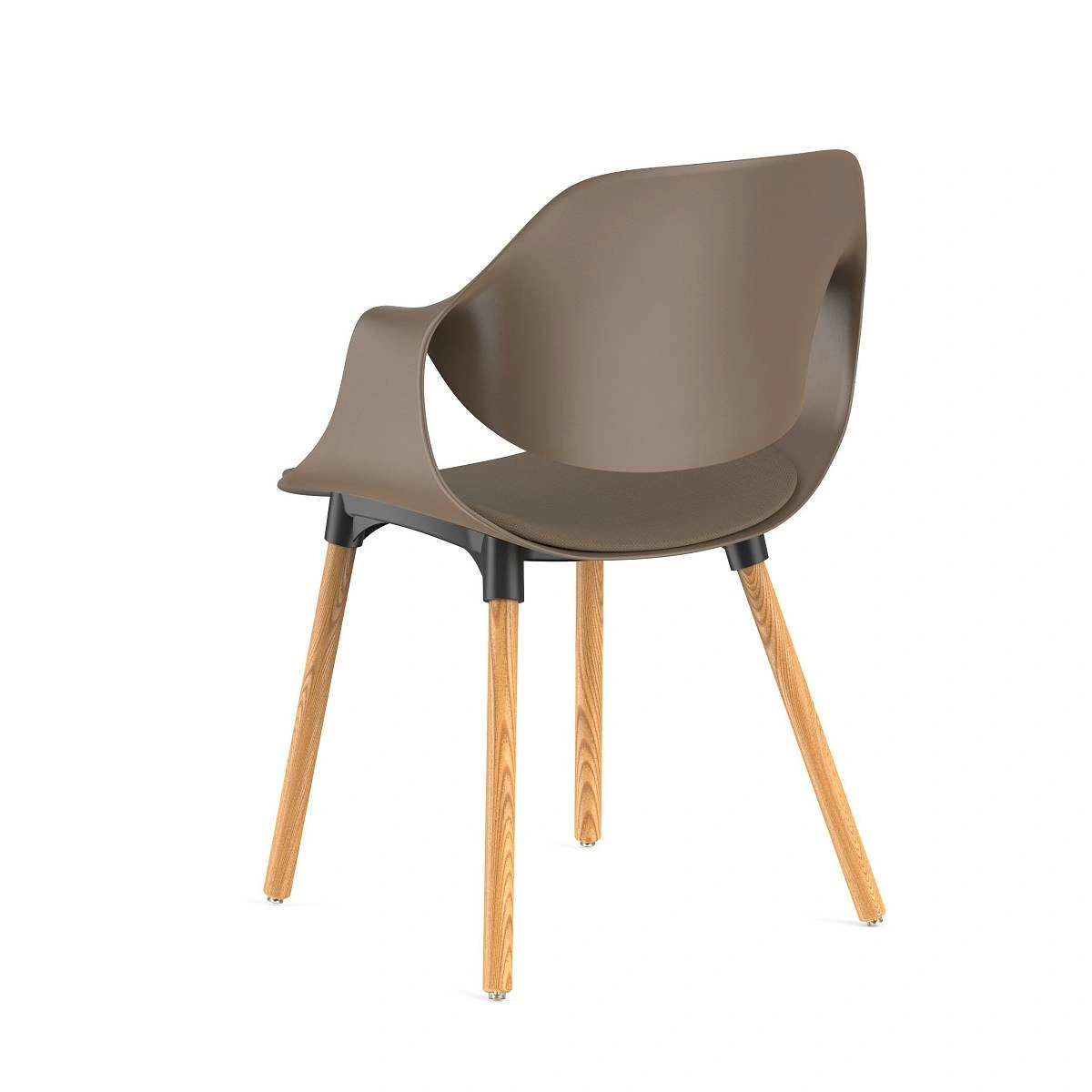 Стул Akella soft, (комплект 2 шт), пластик капучино / опоры дерево изображение Стул Akella soft, (комплект 2 шт), пластик капучино / опоры дерево фото