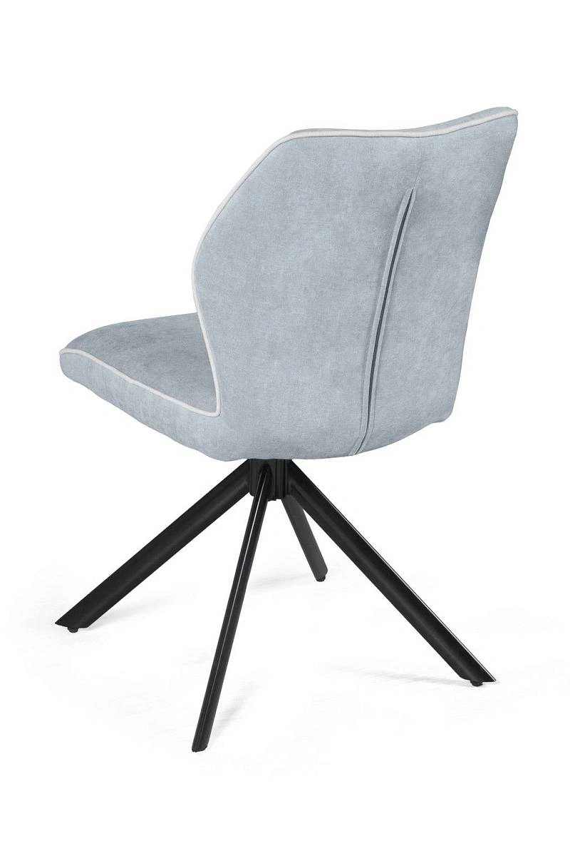 Стул Элвис поворотный 360 PRO, комплект (2шт), шенилл  Puffy sky / опора эллипс фото