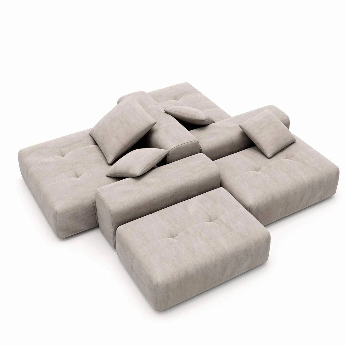 Модульный диван Campo, комплектация 5 изображение Модульный диван Campo, комплектация 5 фото