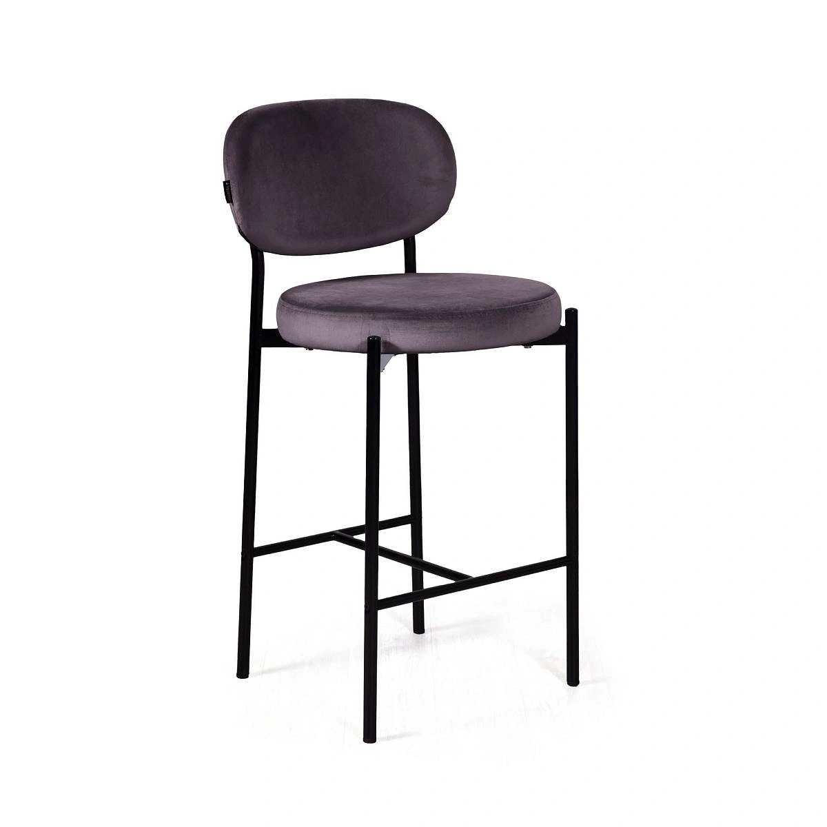 Стул полубарный Mason, бархат 3 изображение Стул полубарный Mason, бархат 3 фото