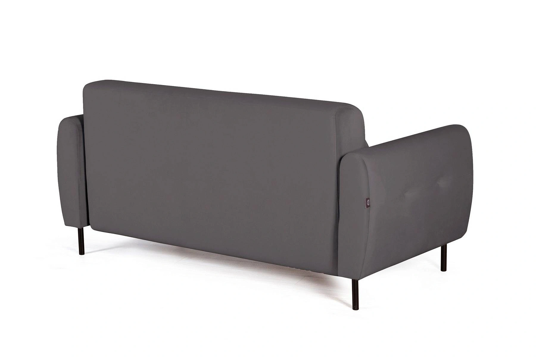 Siena диван-кровать прямой с подлокотниками, бархат серый 27 изображение Siena диван-кровать прямой с подлокотниками, бархат серый 27 фото