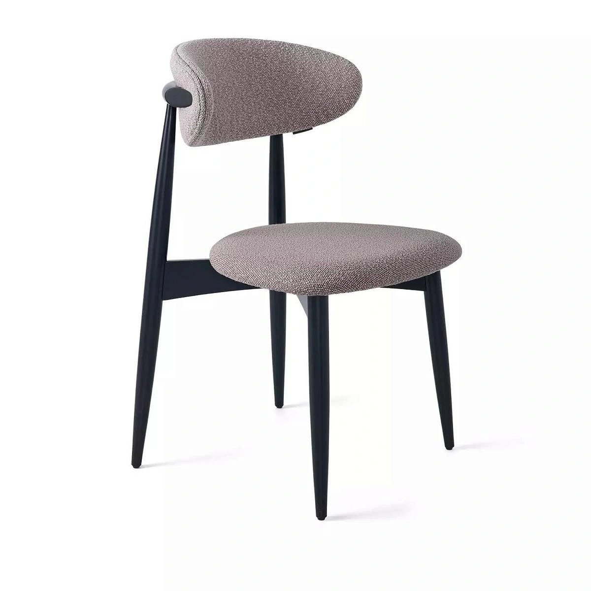 Стул Paolo, бук натуральный, ткань, пепельно-бежевый изображение Стул Paolo, бук натуральный, ткань, пепельно-бежевый фото