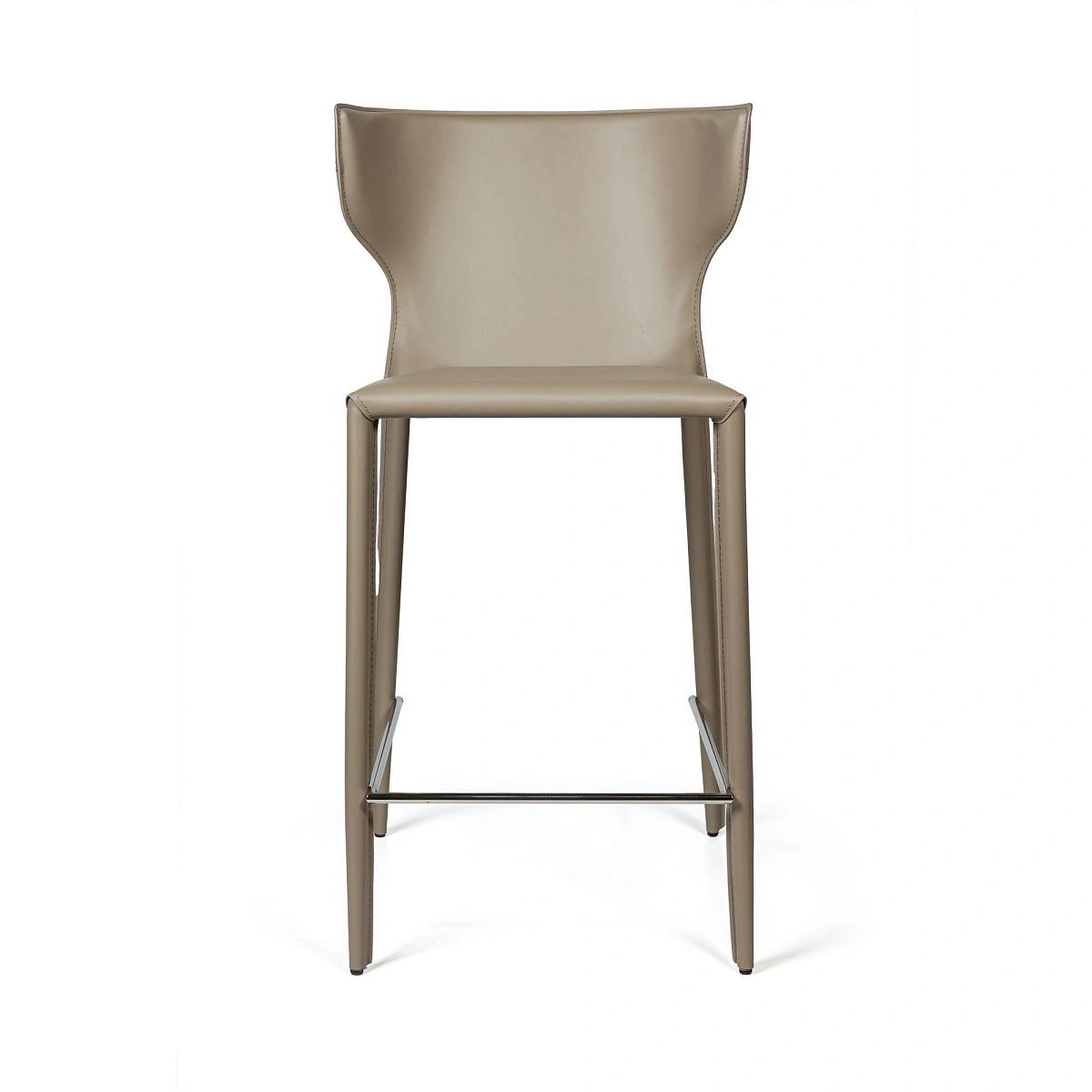 Стул полубарный Austin, кожа нуга изображение Стул полубарный Austin, кожа нуга фото