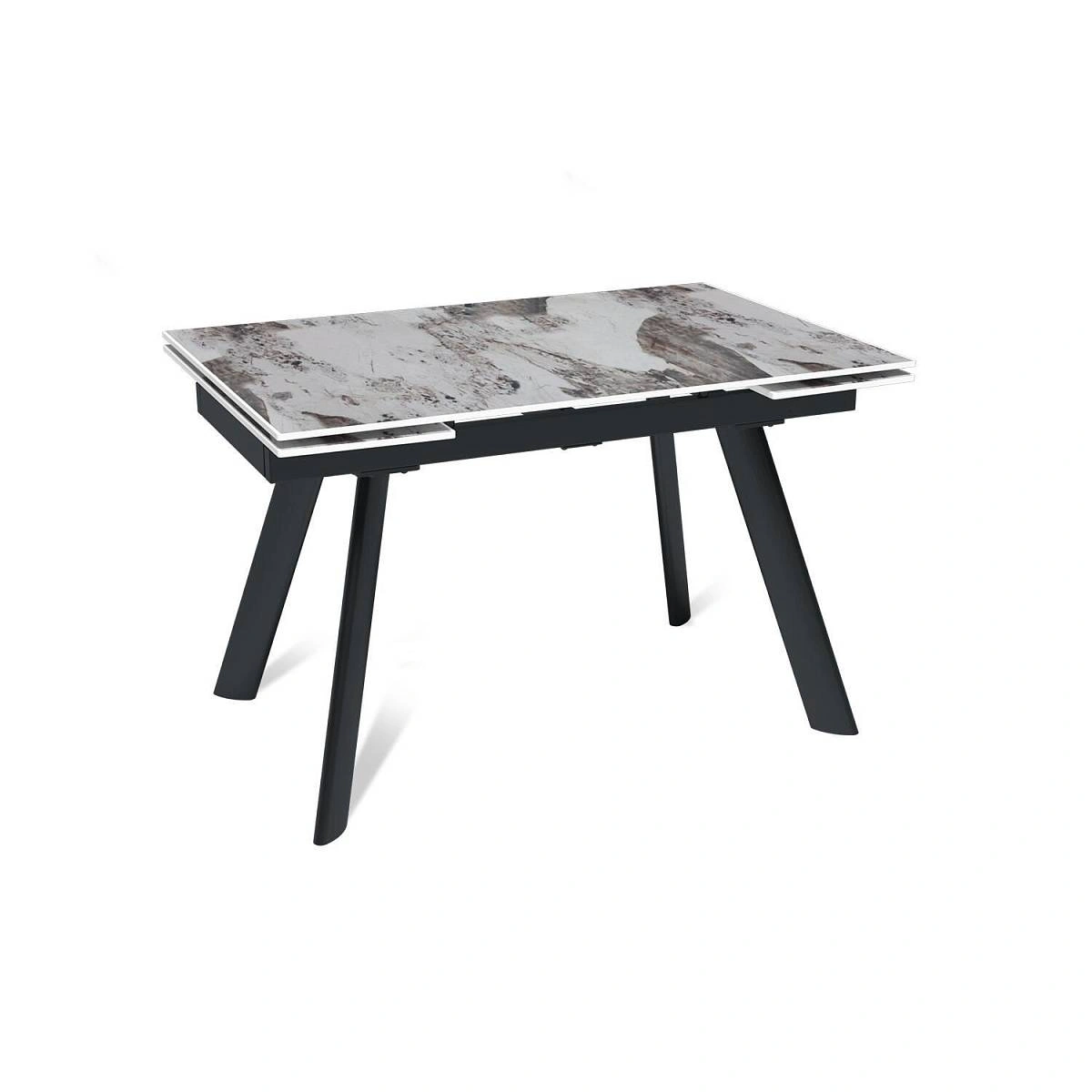 Стол раскладной Stone (120+30+30), керамика глянцевая Pandora изображение Стол раскладной Stone (120+30+30), керамика глянцевая Pandora фото