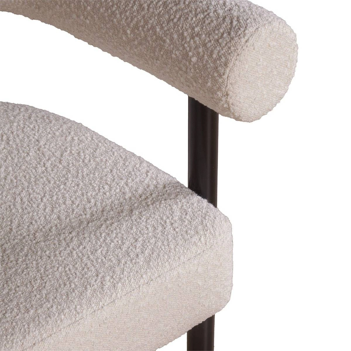 Диван Biggi, букле Turin ivory / опоры черные изображение Диван Biggi, букле Turin ivory / опоры черные фото