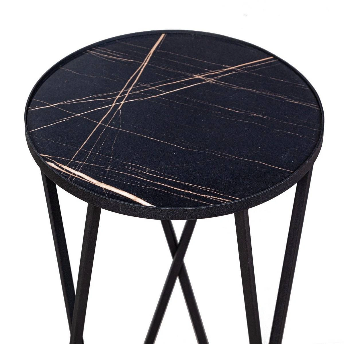 Журнальный столик Stone 01, керамика черная (арт.001.А001.A07) изображение Журнальный столик Stone 01, керамика черная (арт.001.А001.A07) фото