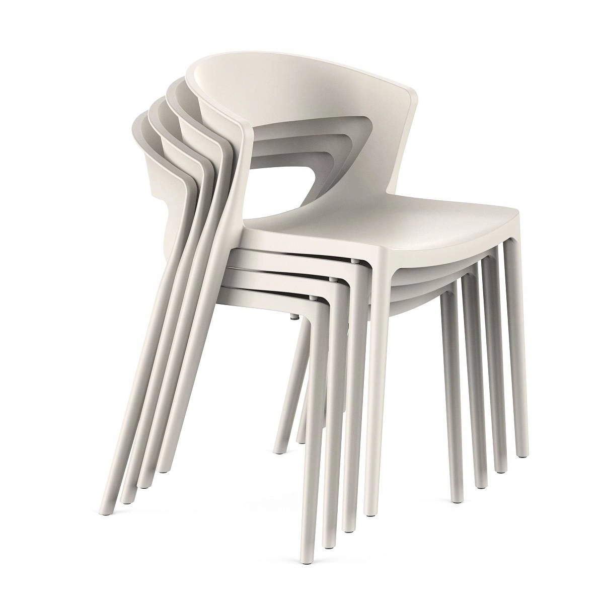 Стул LEXA, (комплект 2 шт), пластик светло-бежевый изображение Стул LEXA, (комплект 2 шт), пластик светло-бежевый фото