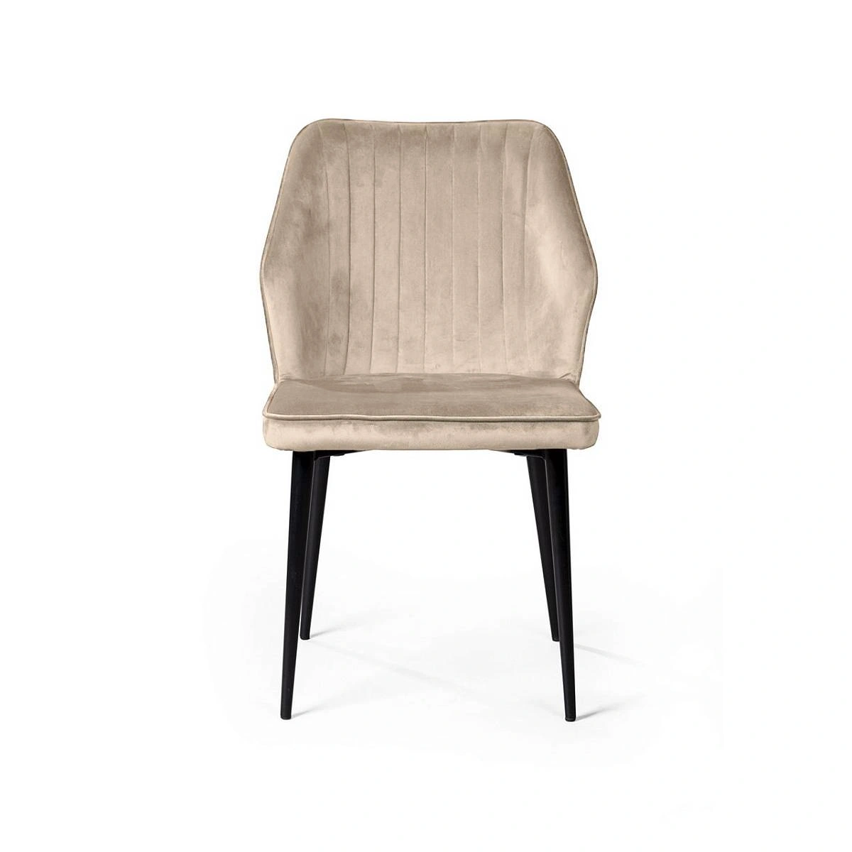 Стул Berg, бархат светло-бежевый 2 изображение Стул Berg, бархат светло-бежевый 2 фото