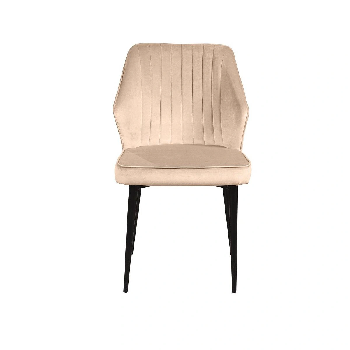 Стул Berg, комплект (2 шт), бархат бежевый 5 фото
