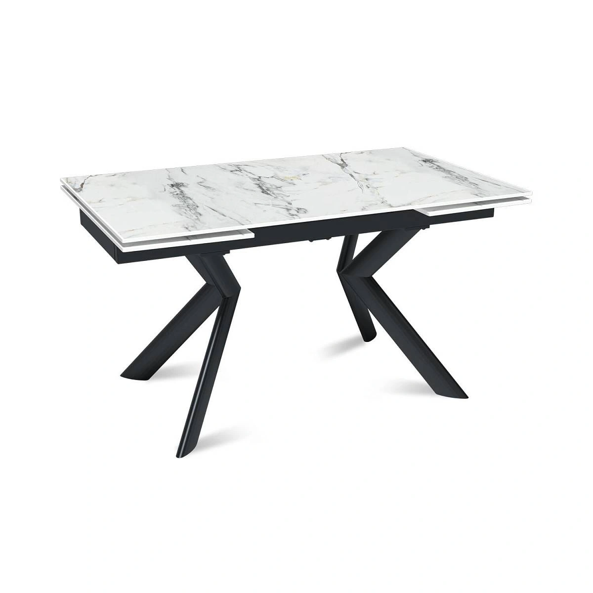 Стол раскладной Bridge (140+40+40), керамика глянцевая Ice Jade изображение Стол раскладной Bridge (140+40+40), керамика глянцевая Ice Jade фото