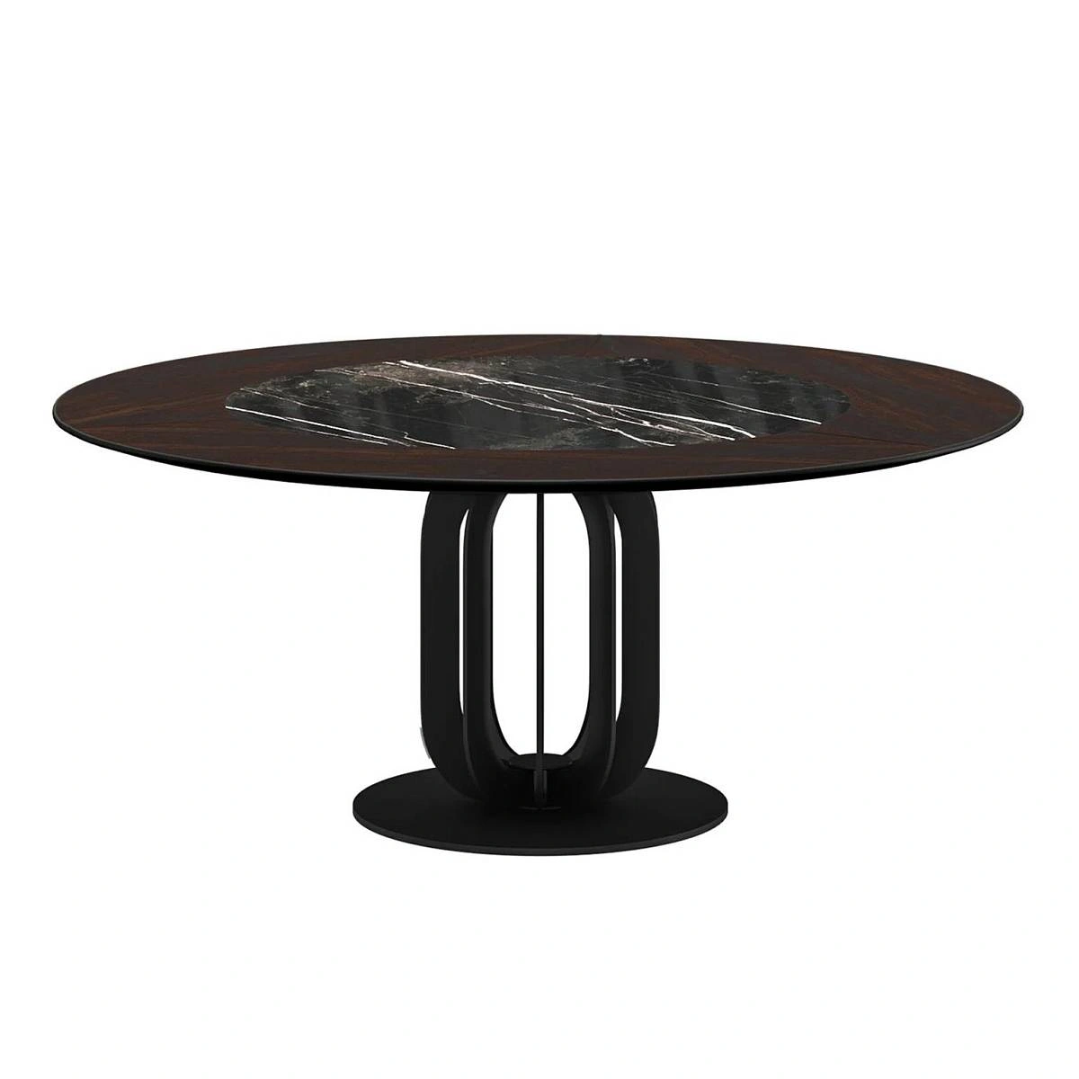 Стол круглый Soho 140, керамика глянцевая изображение Стол круглый Soho 140, керамика глянцевая фото