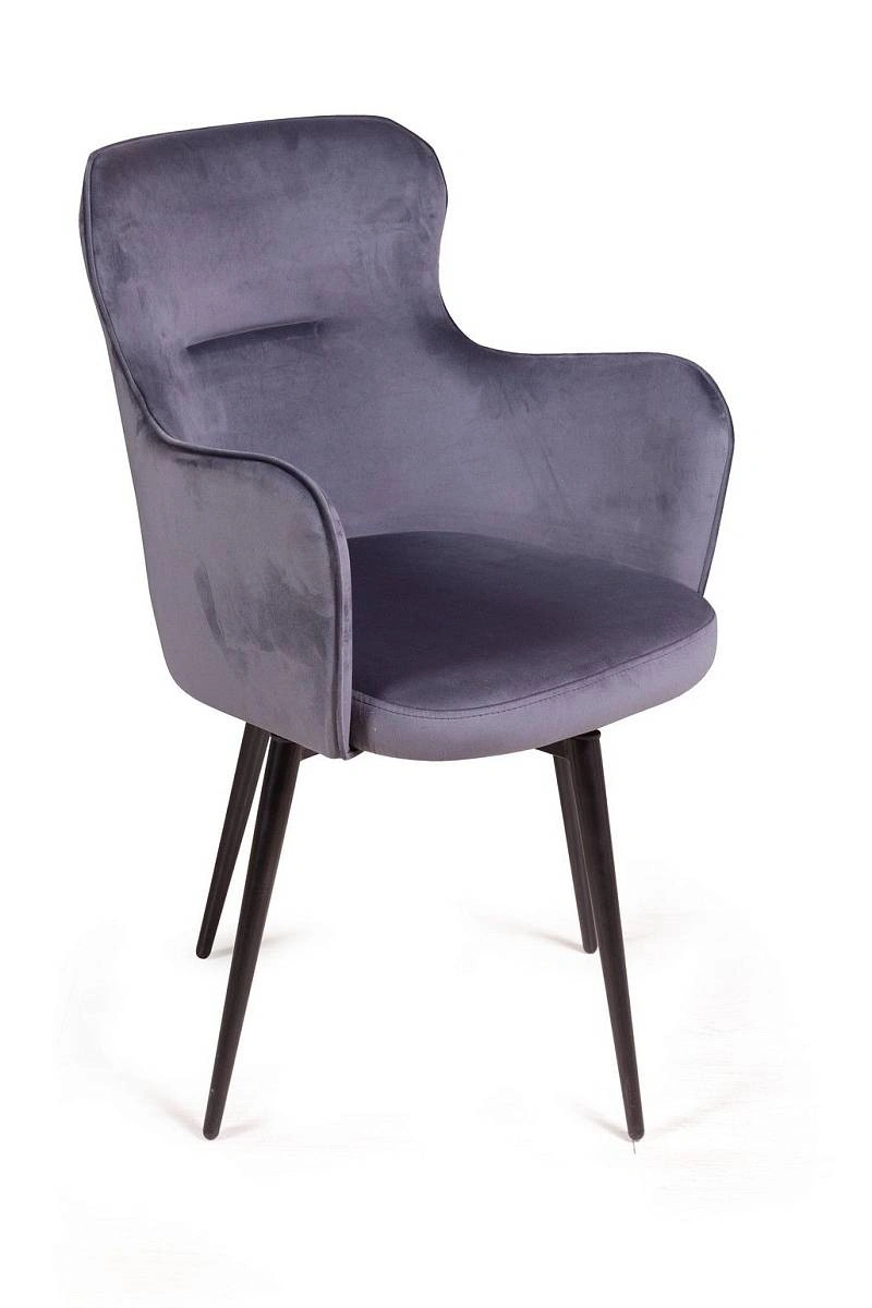 Стул King, поворотный на 90 градусов, функция возврата, антишум, бархат серый 27 изображение Стул King, поворотный на 90 градусов, функция возврата, антишум, бархат серый 27 фото