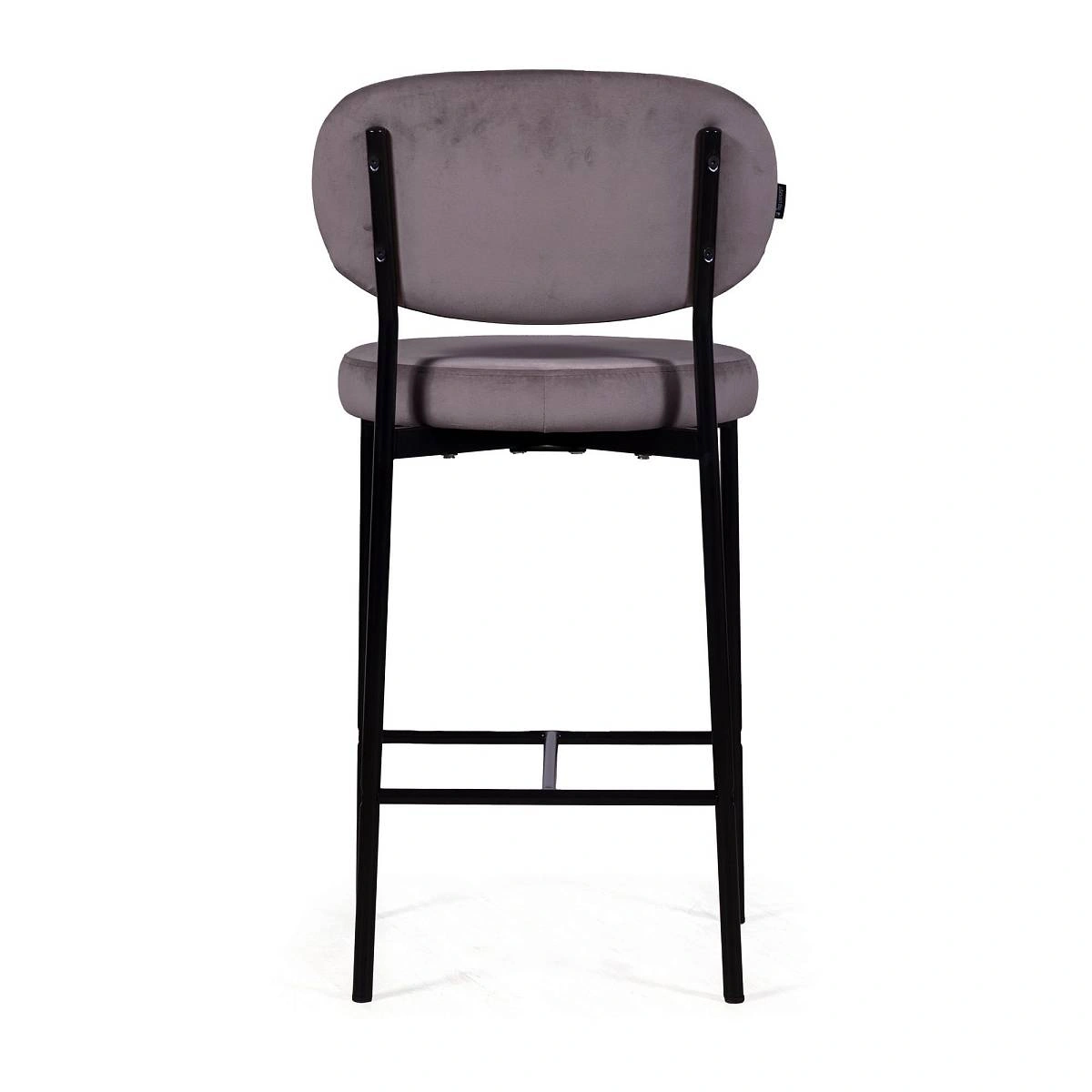 Стул полубарный Mason, бархат серый 27 изображение Стул полубарный Mason, бархат серый 27 фото