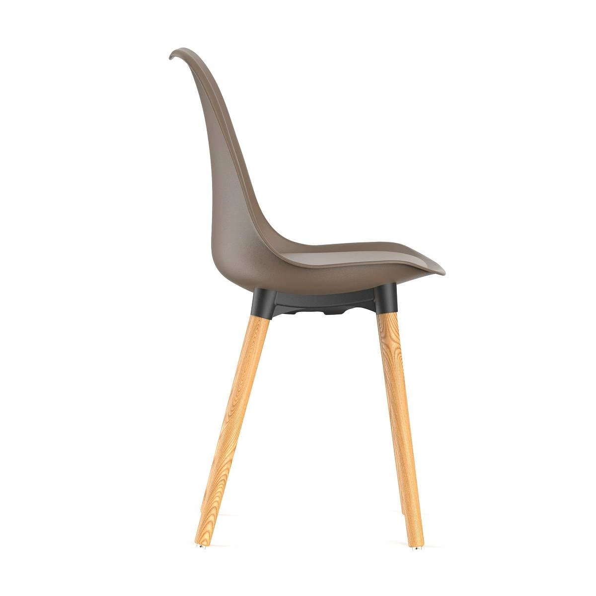 Стул Kado, (комплект 4 шт), пластик капучино / опоры дерево фото