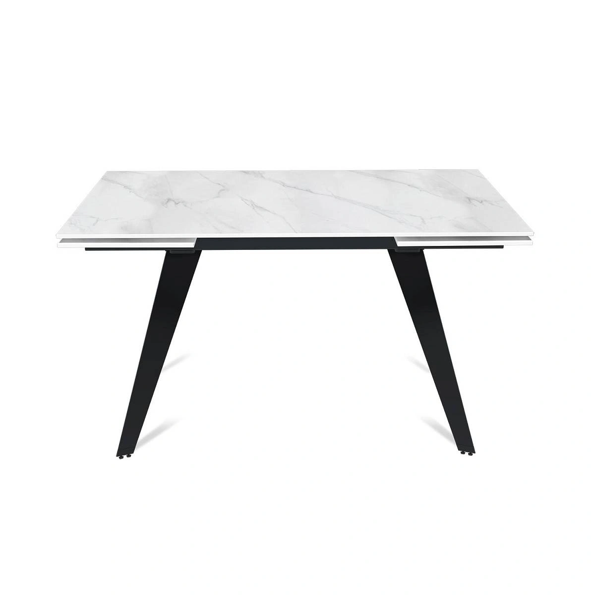 Стол раскладной Rhein (140+40+40), керамика матовая Snow Mountain Stone изображение Стол раскладной Rhein (140+40+40), керамика матовая Snow Mountain Stone фото