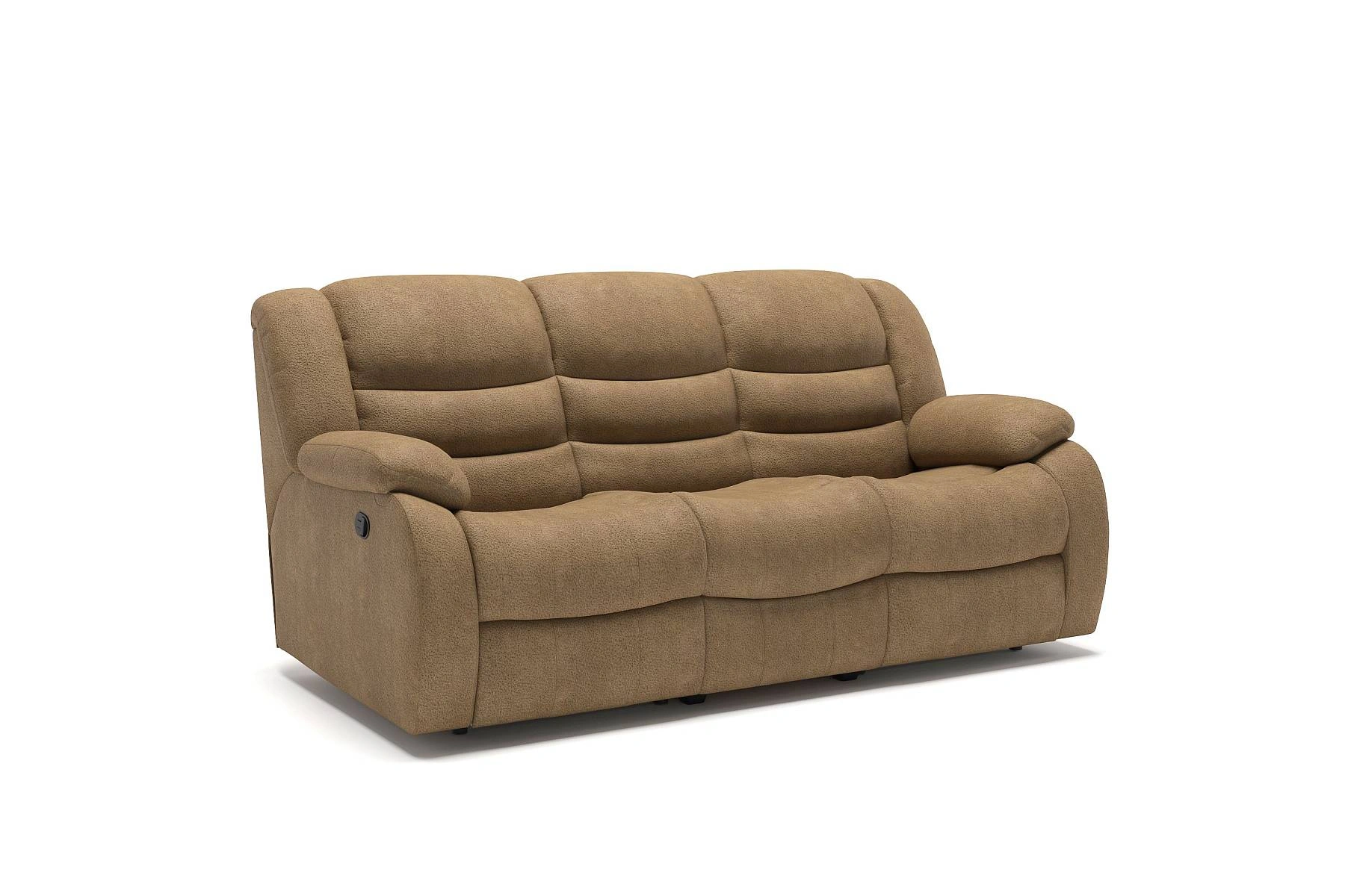 Ridberg диван 2 реклайнера замша бежевый изображение Ridberg диван 2 реклайнера замша бежевый фото